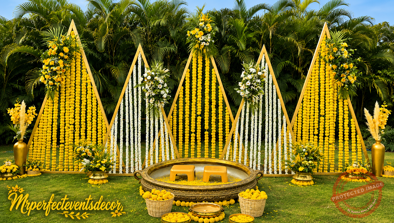 Haldi decoration